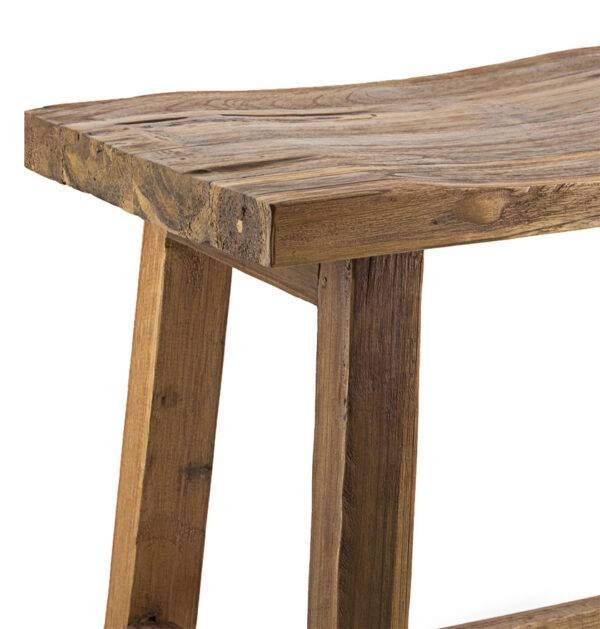 Banqueta Retangular de Teca Reciclada 713011