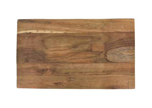 Banqueta Retangular de Teca Reciclada 713011