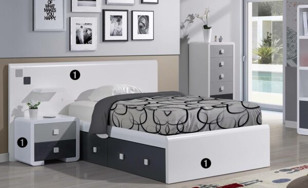 Cama Individual Alvin