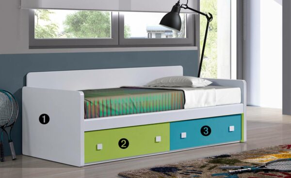 Cama Compacta Alvin 1