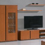 Elemento Cristaleira Chiado Wengué Pinho Mel Lourini | Moveistore - Lo
