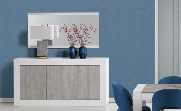 Mural Madrid Stone Branco Lourini