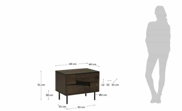 Mesa de Cabeceira Cutt CC1976M01