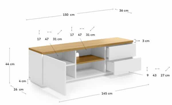 Móvel de TV Abilen CC2982L05