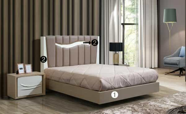 Cama de Casal Cristal