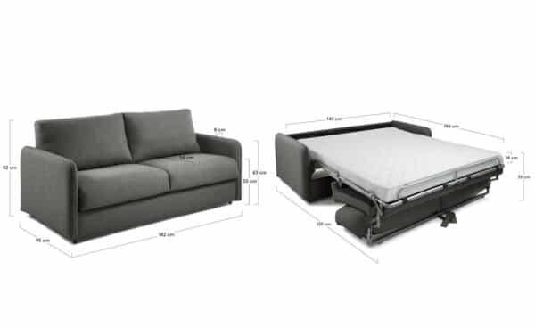 Sofá Cama Kymoon S470CH02 S470CH12 S470CH14 | Moveistore - Loja Onlin