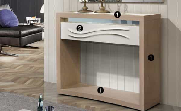 Consola Cristal
