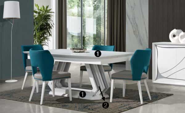 Mesa de Jantar Wave 01