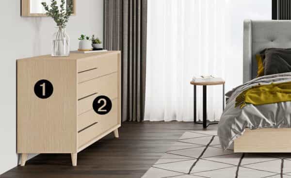 Cómoda Tre 08 | Moveistore - Loja Online de Mobiliário precos baixos