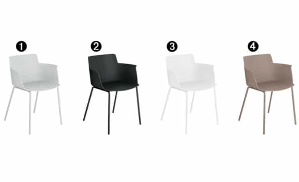 Cadeira Hannia C/Braços | Moveistore - Loja Online de Mobiliário