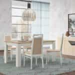 mesa de jantar extensivel curve 14