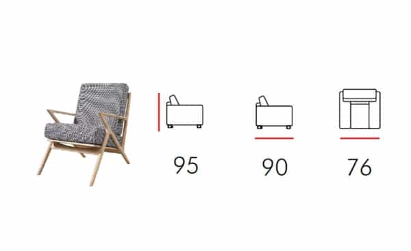 Cadeirão Piedpull | Moveistore - Loja Online de Mobiliário decoração