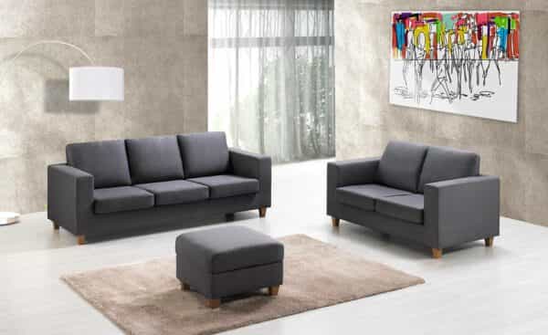 Sofá 3 Lugares Flash Lourini | Moveistore - Loja Online de Mobiliário