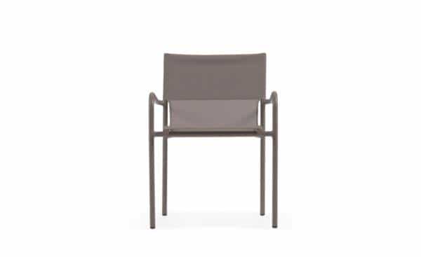 Cadeira de Exterior em Alumínio Zaltana (Marron CC6033R10, Preto XX6033R02, Branco CC6033R33