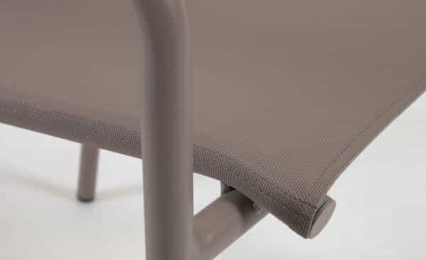 Cadeira de Exterior em Alumínio Zaltana (Marron CC6033R10, Preto XX6033R02, Branco CC6033R33