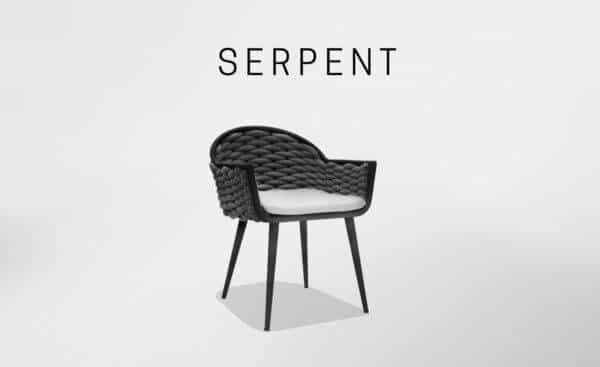 Cadeira de Jardim Serpent Skyline Design | Cadeiras de Jardim | Moveistore - Loja Online de Mobiliário de Exterior para Casa e Hotel