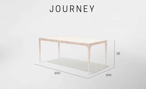 Mesa de Jardim Retangular Journey - Mobiliário de Exterior | Moveistore