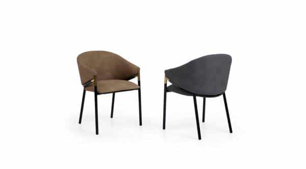 Cadeira Nobuck 829B2350A Cadeiras de Metal | Moveistore - Loja Online