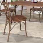 Conjunto Mesa e 4 Cadeiras Rústico 828YS139