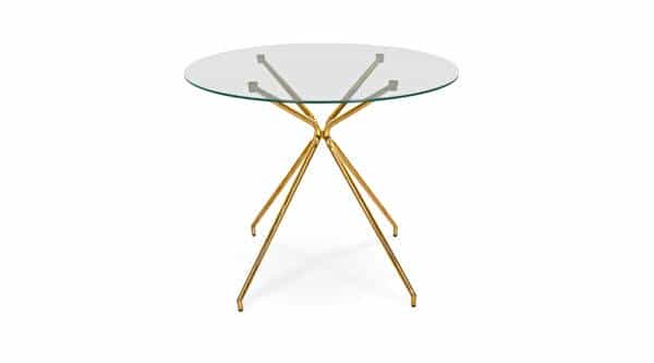 Mesa Redonda Pé Dourado 874ZL122 | Moveistore - Loja Online de Mobiliário
