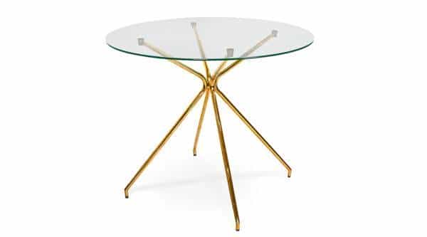 Mesa Redonda Pé Dourado 874ZL122 | Moveistore - Loja Online de Mobiliário