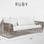Sofá de Jardim Ruby