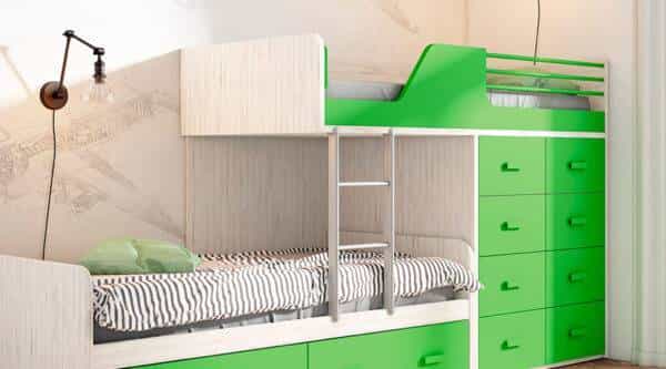 Beliche com Arrumação LB 69 precos de Camas de Bebé e Beliches Moveistore