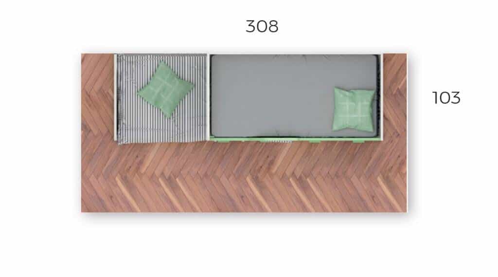 Beliche com Arrumação LB 69 precos de Camas de Bebé e Beliches Moveistore