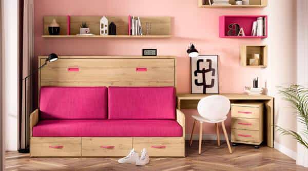 Cama Rebatível Horizontal com Sofá LB 67 precos de Camas e Cabeceiras Moveistore Loja Online