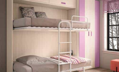 Quarto com Beliche Rebatível LB 62 precos de Quartos Juvenis Moveistore - Loja Online de Móveis