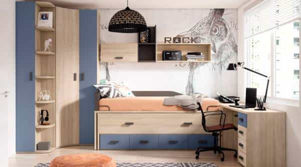 Quarto de Criança Compacto LB 59 precos de Quartos Juvenis Moveistore Loja de Móveis Online