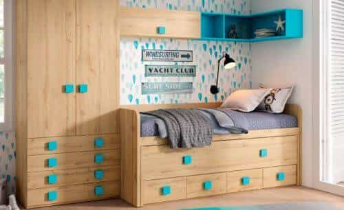 Quarto Compacto de Menino LB 49 precos de Quartos Juvenis Moveistore