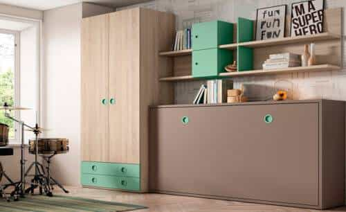 Quarto Juvenil com Cama Rebatível LB 64 precos de Quartos Juvenis Moveistore - Camas Rebatíveis