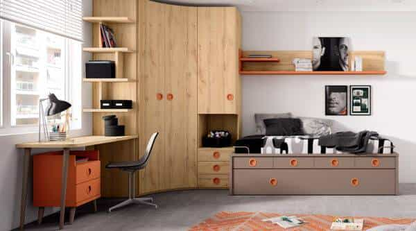 Quarto de Criança Compacto LB 32 | Moveistore - Loja Online de Mobiliário