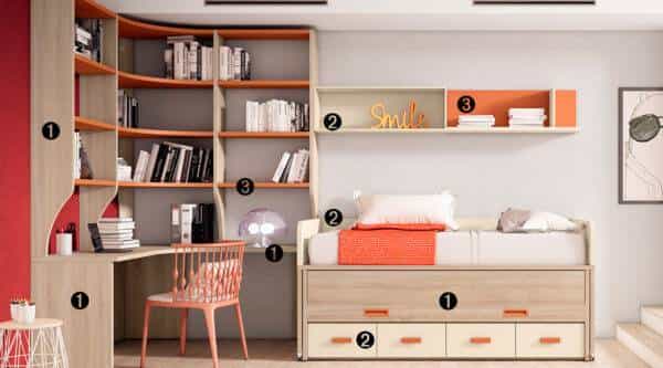 Quarto de Criança Compacto LB 58 precos de Quartos Juvenis Moveistore Loja Online de Móveis para Quarto de Criança