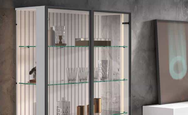 Conjunto Sala de Estar New Royal 45 precos de Estantes Moveistore Loja Online de Móveis - Movel de TV Vitrine Sala de Estar