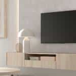 Estante TV c/ Painel Ripado New Royal 21