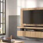 Móvel de TV Suspenso com Painel New Royal 93 precos de Móveis de TV Moveistore Loja de Móveis Online - Móveis de TV Sala de Estar