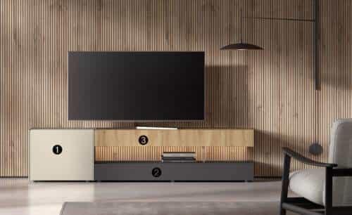 Móvel de TV New Royal 95 precos de Móveis de TV Moveistore Loja Online de Mobiliário e Decoração Paços de Ferreira Decoração de Interiores