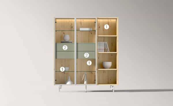 Vitrine New Royal 27 precos de Vitrines Moveistore Loja Online de Mobiliário e Decoração Paços de Ferreira - Sala de Estar Sala de Jantar