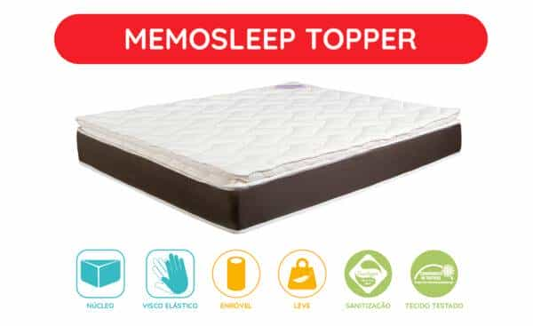 Colchão de Núcleo Memosleep Topper Ergoflex Colchões de Núcleo | Moveistore