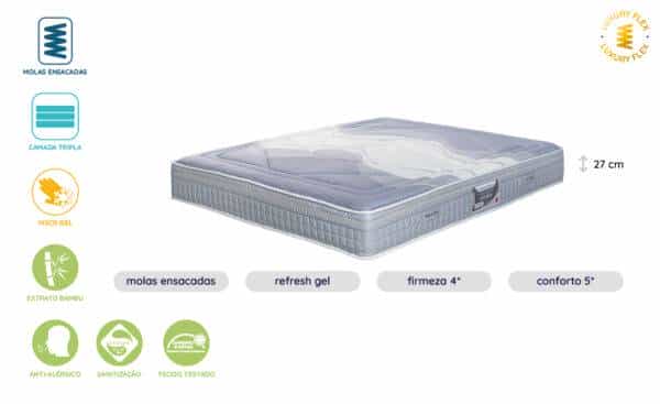 Colchão Molas Ensacadas Sense Gel Ergoflex | Moveistore - Loja Online