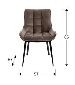 Cadeira Devany 359849 precos de Cadeiras de Metal Moveistore Loja Online