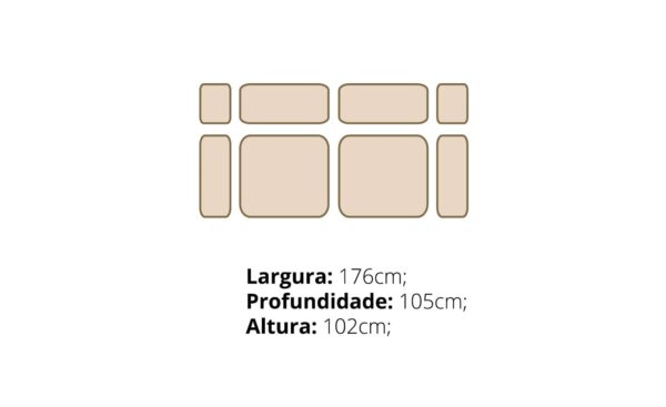 Sofá de 2 Lugares Deseo precos de Sofás de 2 Lugares Moveistore Lojo Online de Mobiliário e Decoração