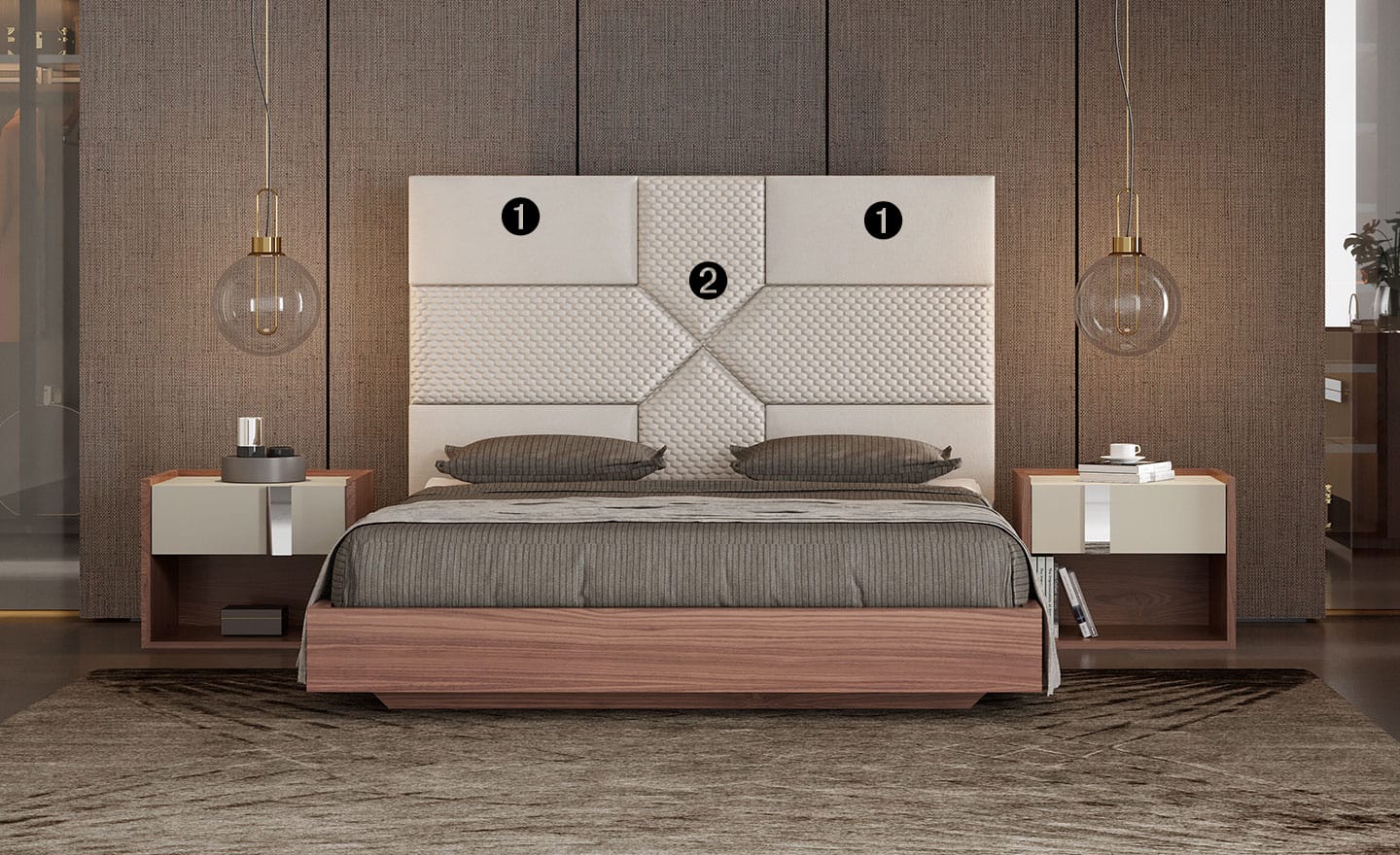 Cama de Casal Rebecca