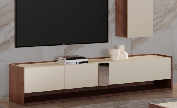 Imagem da Estante Rebecca com design moderno e elegante para sala de estar Moveistore