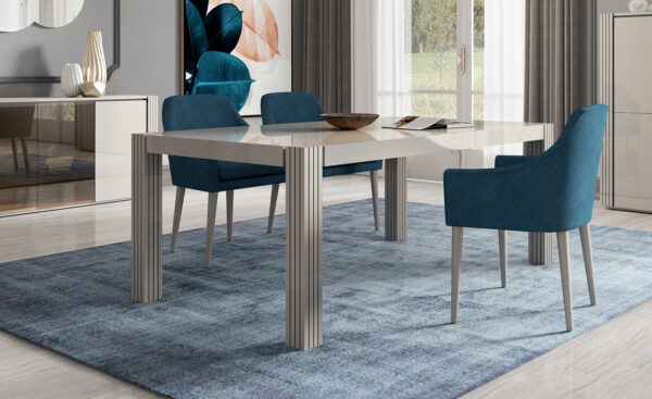 Imagem de Mesa de Jantar Lacada Juliet com design moderno e elegante em MDF lacado Moveistore