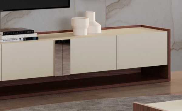 Imagem da Base de TV Rebecca com design moderno e elegante para sala de estar Moveistore