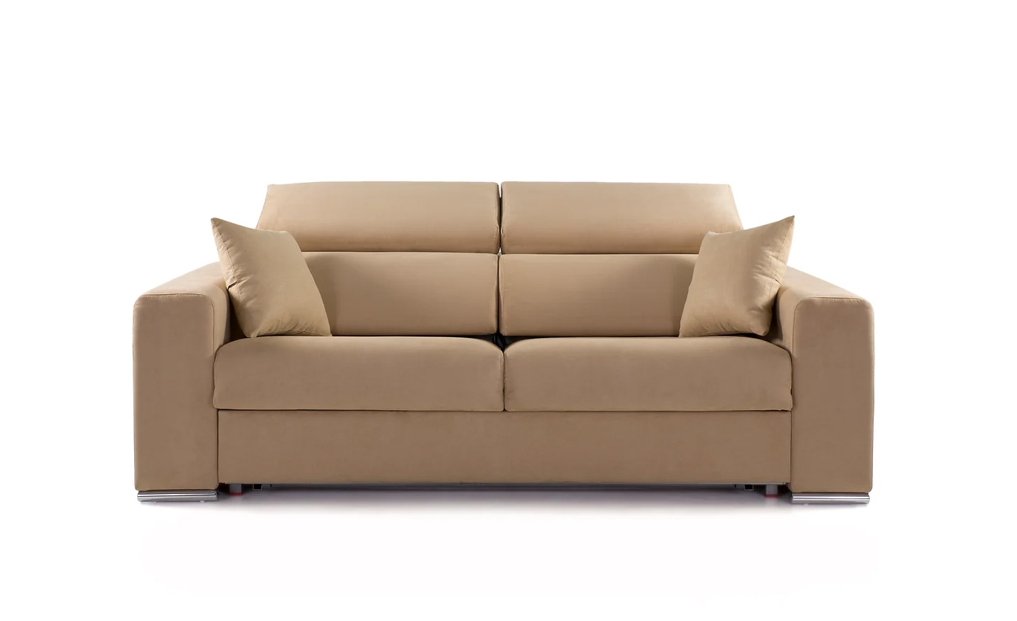 Imagem do Sofá Cama Andrea moderno com colchão de 12cm de altura e com assento deslizante Moveistore