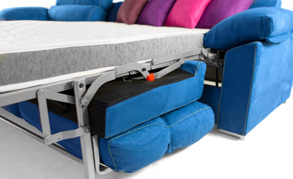 Sofá Chaise Com Cama Irene Moderno e Elegante com Baú de 80cm | Moveistore